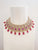Antique Gold and Ruby Necklace with Earrings