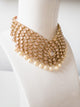 Antique Gold Polki and Pearl Drop Necklace Set