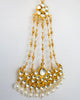 Gold Pachi Kundan & Pearl Passa/Jhumar