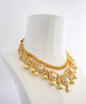 Gold American Diamond Necklace Set