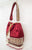 Maroon Satin Pearl and Antique Gold Beaded Design Potli Handbag