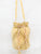Gold Pearl Diamond Design Potli Handbag