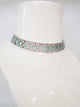 Mint Choker American Diamond Necklace Set