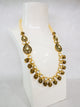 Fusion Black Kundan Meenakari Beaded Long Necklace Set