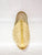 (ANT1) Antique Gold Raw Silk Handmade Mens Khussa/ Mojri