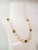 Baroque White Pearl Chain with Studs Set