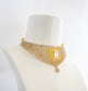Gold American Diamond Structured Necklace Set