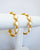 gold plated mother of pearl bangles 2.4 2.6 2.8
