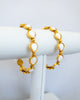Gold Mother of Pearl Fusion Bangles