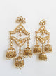 Antique Gold Jhumka Drop Earring