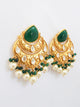 Emerald & Uncut Polki Earring