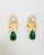 sabyasachi style kundan handmade kundan emerald green necklace set £405