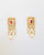Gold plated pachi kundan multi colour choker necklace with earrings