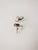 Swarovski Crystal White Round Drop Earring (Crystallized)