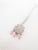 Silver Plated Light Pink Choker Necklace Set