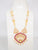 Luxe Delicate Kundan Pendant Pearl Necklace Set