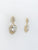 Delicate Gold Plated American Diamond Drop earring