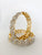 gold plated, american diamond bracelet, american diamond bangle, gold plated jewellery, white crystal, elegant 