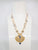 Blue Kundan Pearl Pendant Necklace Set