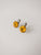 Swarovski Crystal Sunflower Yellow Round Drop Earring (Crystallized)