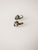 Swarovski Crystal Antique Black Diamond Plated Peach Round Drop Earring (Crystallized)