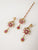 Antique Pink Delicate Design Polki Necklace Set with