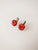 Swarovski Crystal Coral Round Drop Earring (Crystallized)