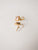 Swarovski Crystal Peach Round Drop Earring (Crystallized)
