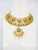 Green Kundan Statement Bridal Necklace with Tikka