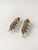 Antique Gold Pearl Small Earrings