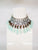 Luxe Grey & Light Blue Kundan Choker Necklace Set
