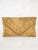 Antique Gold Sequin Sophisticated Clutch Handbag