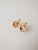 Swarovski Crystal Peach Round Drop Earring (Crystallized)