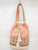 Peach Satin Pearl and Antique Gold Beaded Design Potli Handbag