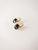 Swarovski Crystal Black Round Drop Earring (Crystallized)