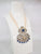 Fusion Blue Rice Pearl Kundan Necklace Set